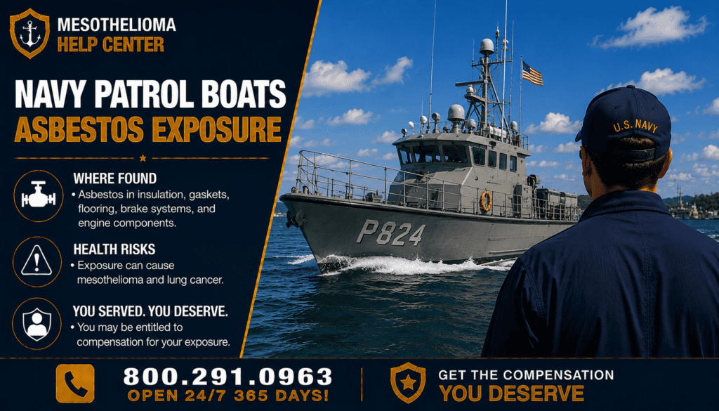 Navy Patrol Boats Asbestos Exposure Mesothelioma Lawsuit