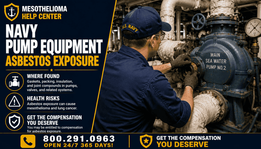 Navy Pump Equipment Asbestos Exposure - Mesothelioma Lawsuit
