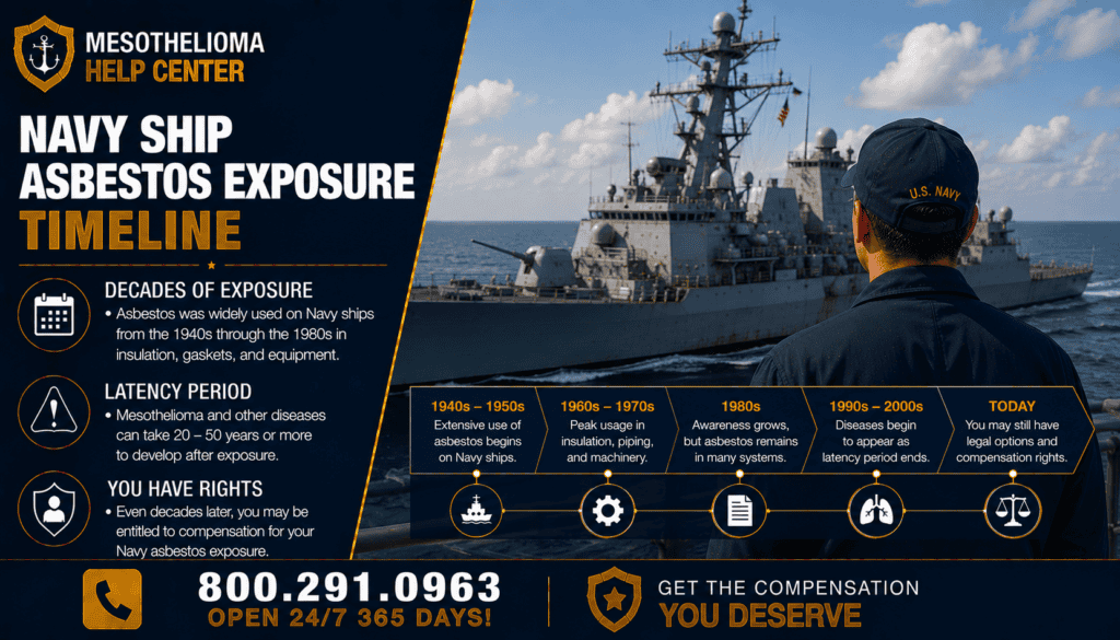 Navy Ship Asbestos Exposure Timeline - Mesothelioma