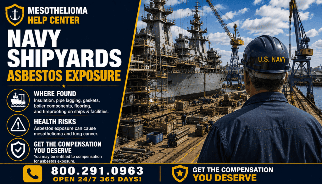 Navy Shipyards Asbestos Exposure - Mesothelioma Lawsuit