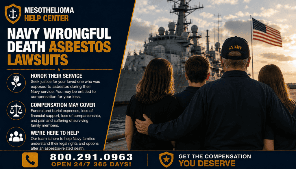 Navy Wrongful Death Asbestos Exposure Lawsuits