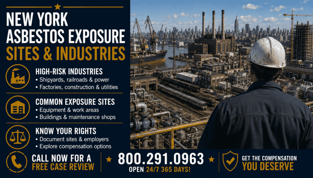 New York Asbestos Exposure Sites & Industries