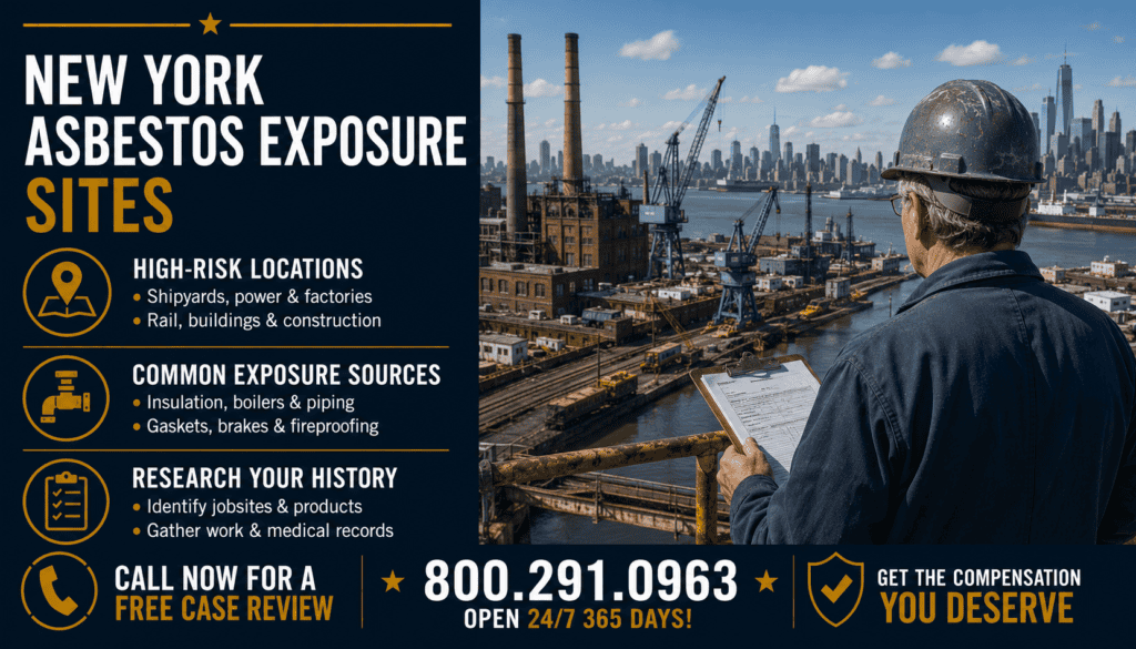 New York Asbestos Exposure Sites - Mesothelioma