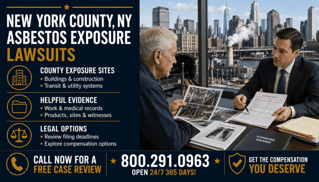 New York County, NY Asbestos Exposure Lawsuits