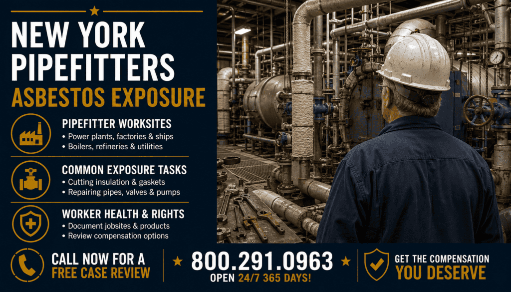 New York Pipefitters Asbestos Exposure - Mesothelioma