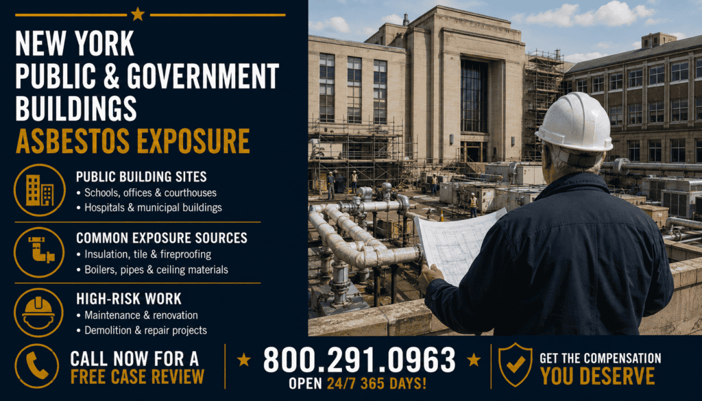 New York Public & Government Buildings Asbestos Exposure - Mesothelioma