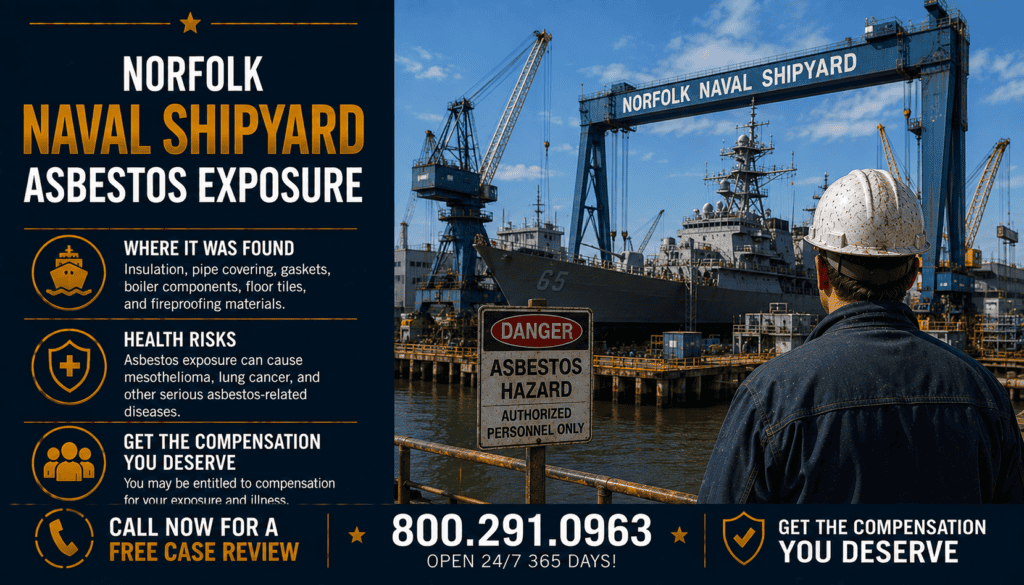 Norfolk Naval Shipyard Asbestos Exposure - Mesothelioma