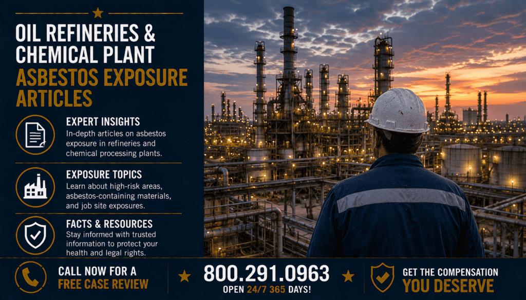 Oil Refineries & Chemical Plant Asbestos Exposure Articles - Mesothelioma