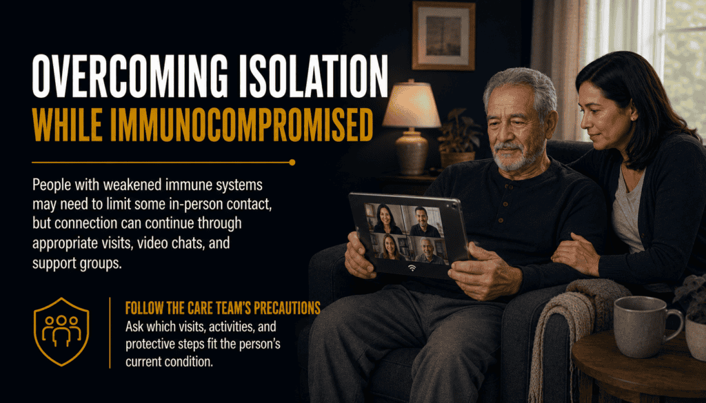 Overcoming Isolation While Immunocompromised - Mesothelioma Diagnosis