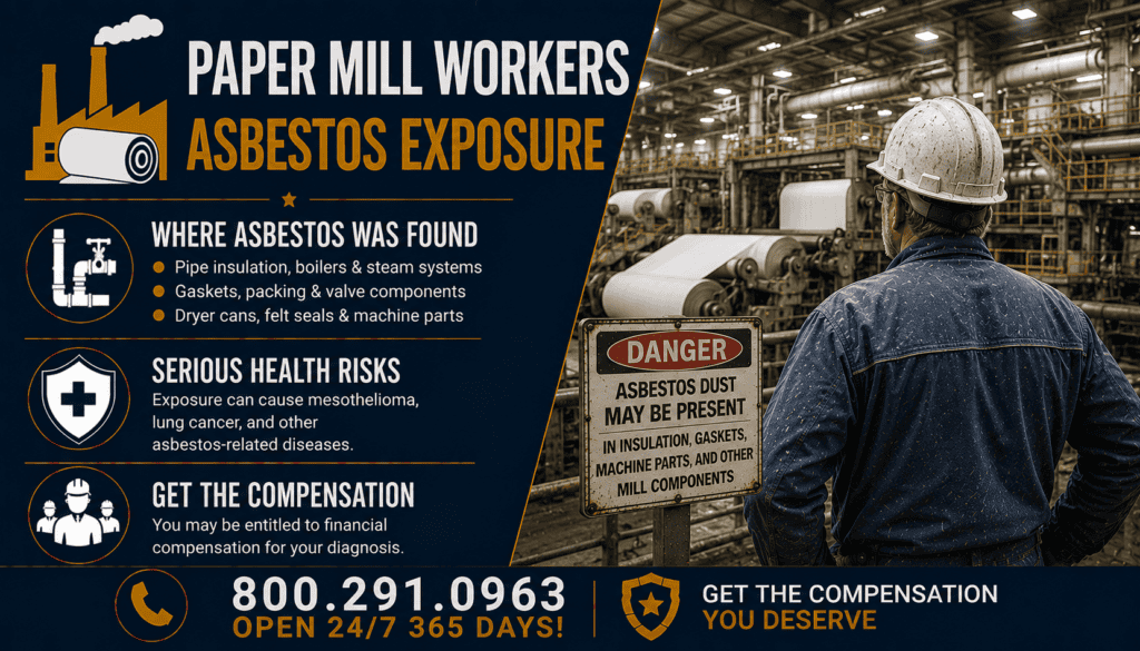 Paper Mill Workers Asbestos Exposure - Mesothelioma