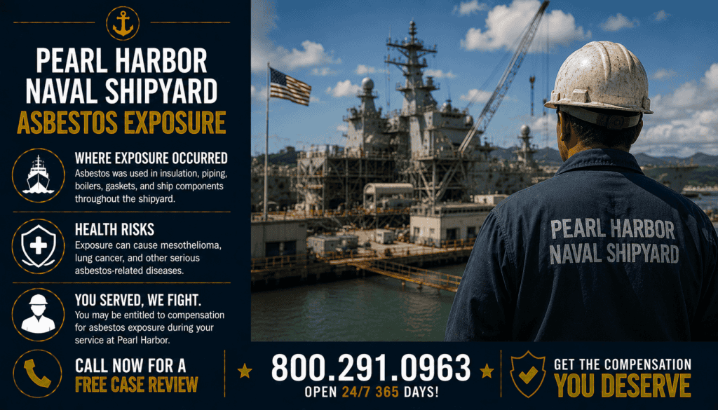 Pearl Harbor Naval Shipyard Asbestos Exposure - Mesothelioma