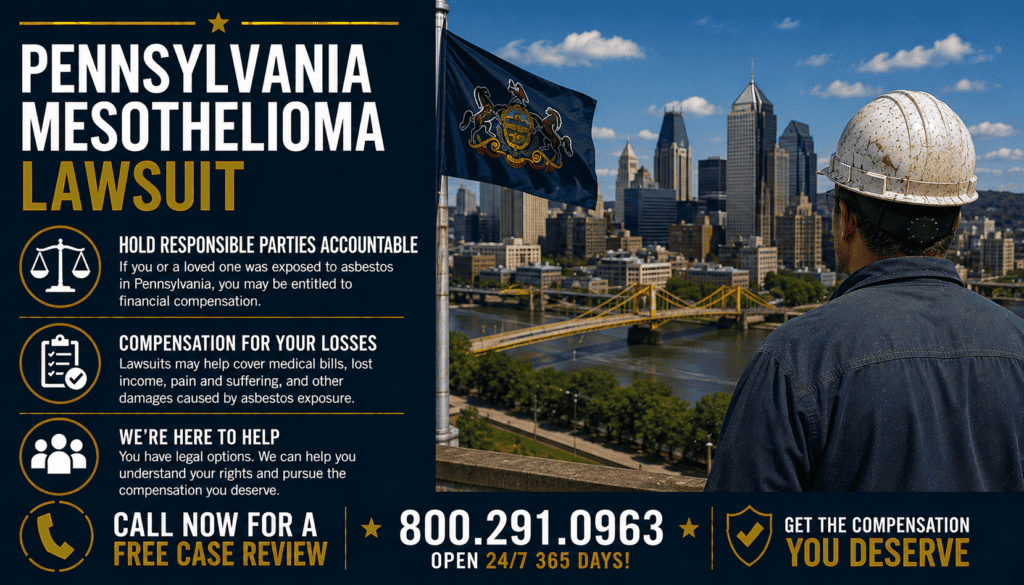 Pennsylvania Mesothelioma Lawsuit - Asbestos Exposure