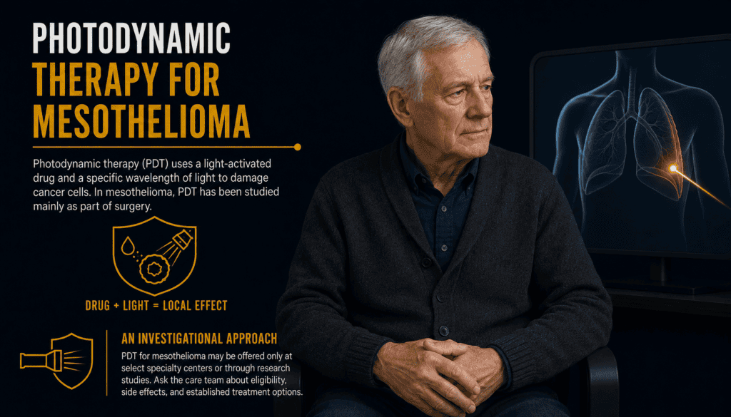 Photodynamic Therapy for Mesothelioma
