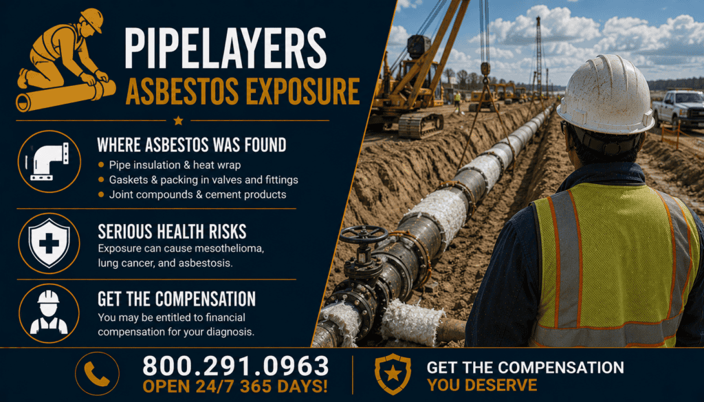 Pipelayers Asbestos Exposure - Mesothelioma