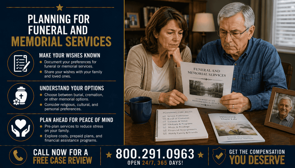 Planning for Funeral and Memorial Service - Mesothelioma