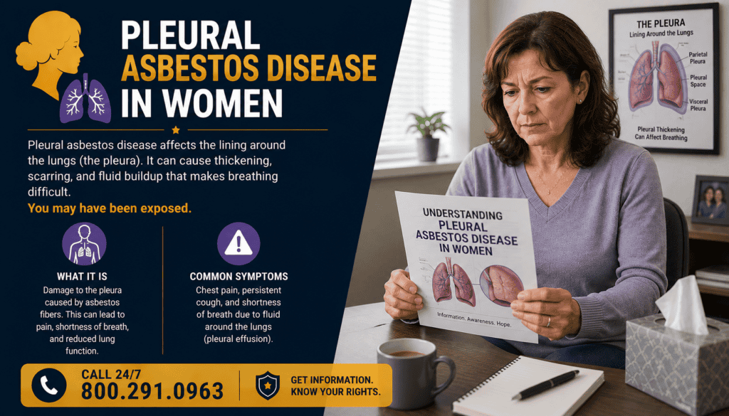 Pleural Asbestos Disease in Women - Asbestos Exposure