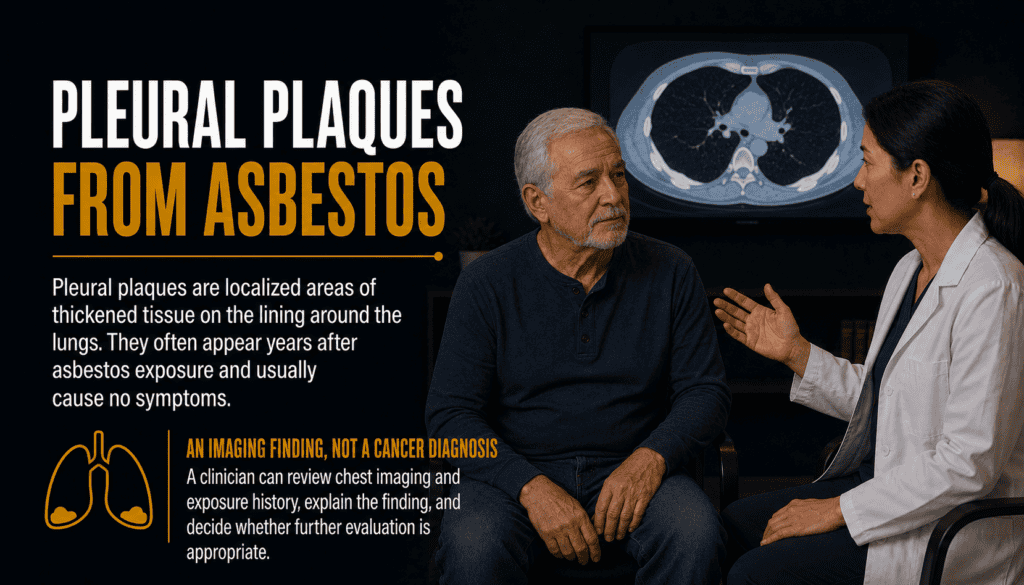 Pleural Plaques from Asbestos Exposure