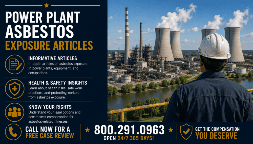 Power Plant Asbestos Exposure Articles - Mesothelioma Lawsuit