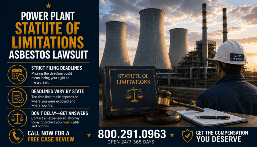 Power Plant Asbestos Statute of Limitations - Mesothelioma Asbestos Exposure