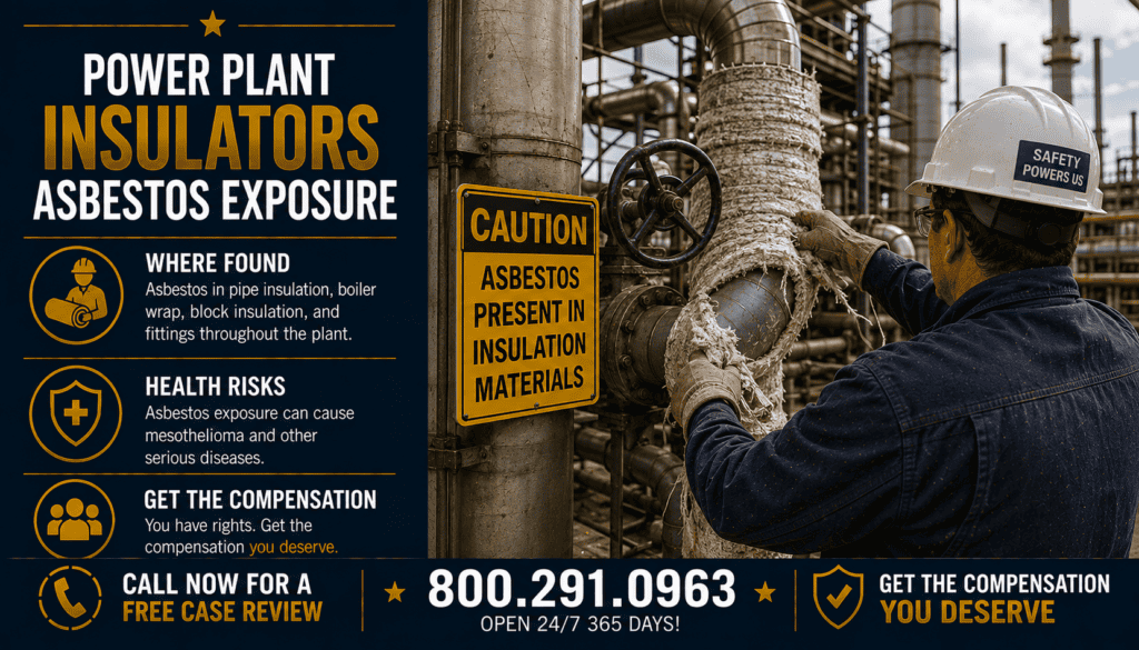 Power Plant Insulators Asbestos Exposure - Mesothelioma