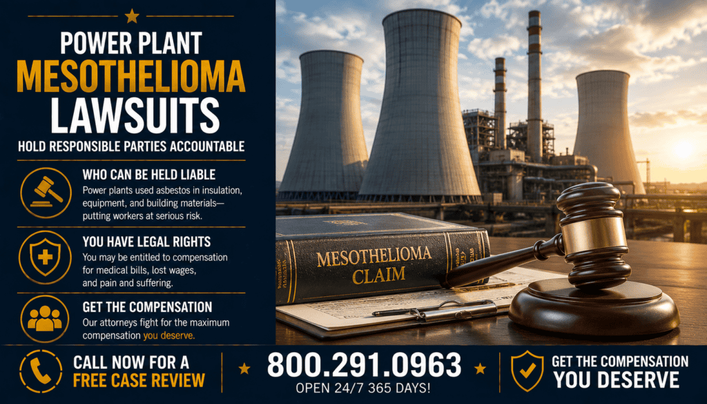 Power Plant Mesothelioma Lawsuit - Asbestos Exposure