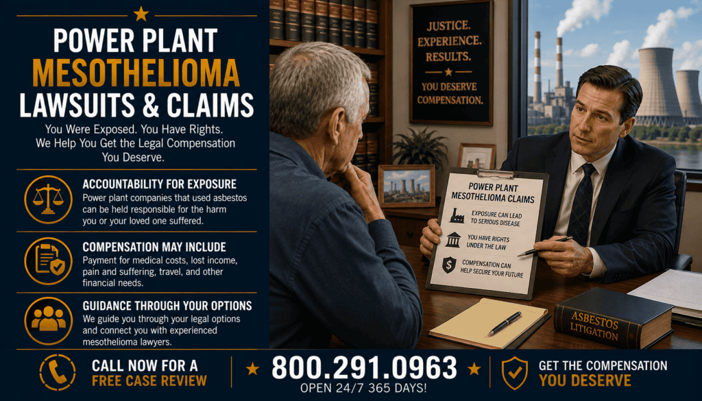 Power Plant Mesothelioma Lawsuits & Claims