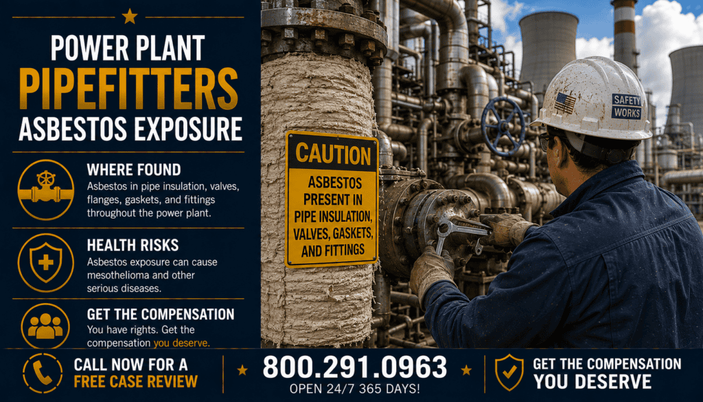 Power Plant Pipefitters Asbestos Exposure - Mesothelioma