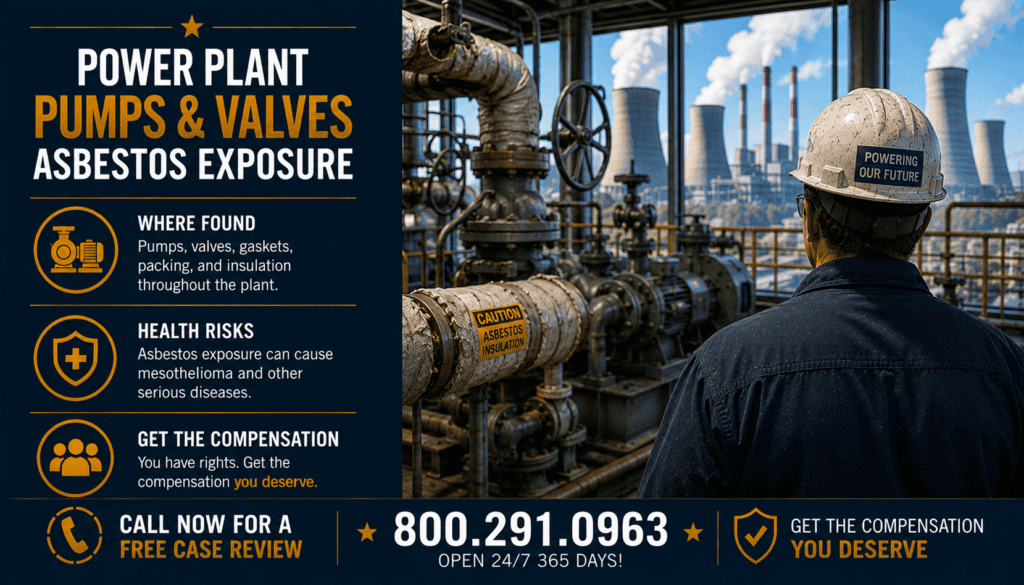 Power Plant Pumps & Valves Asbestos Exposure - Mesothelioma