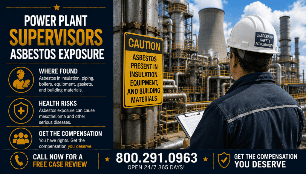 Power Plant Supervisors Asbestos Exposure - Mesothelioma