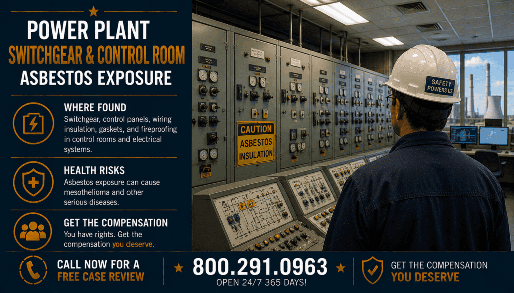 Power Plant Switchgear & Control Room Asbestos Exposure - Mesothelioma