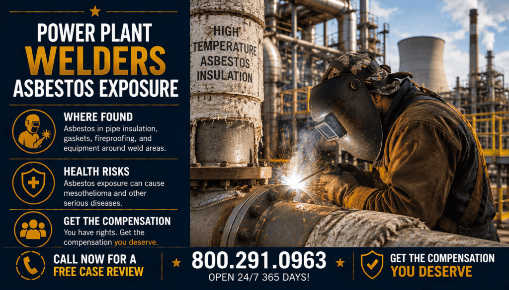 Power Plant Welders Asbestos Exposure - Mesothelioma