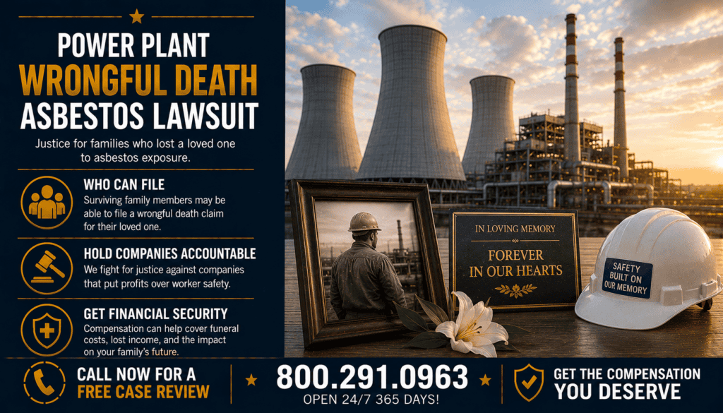 Power Plant Wrongful Death Asbestos Lawsuit - Mesothelioma