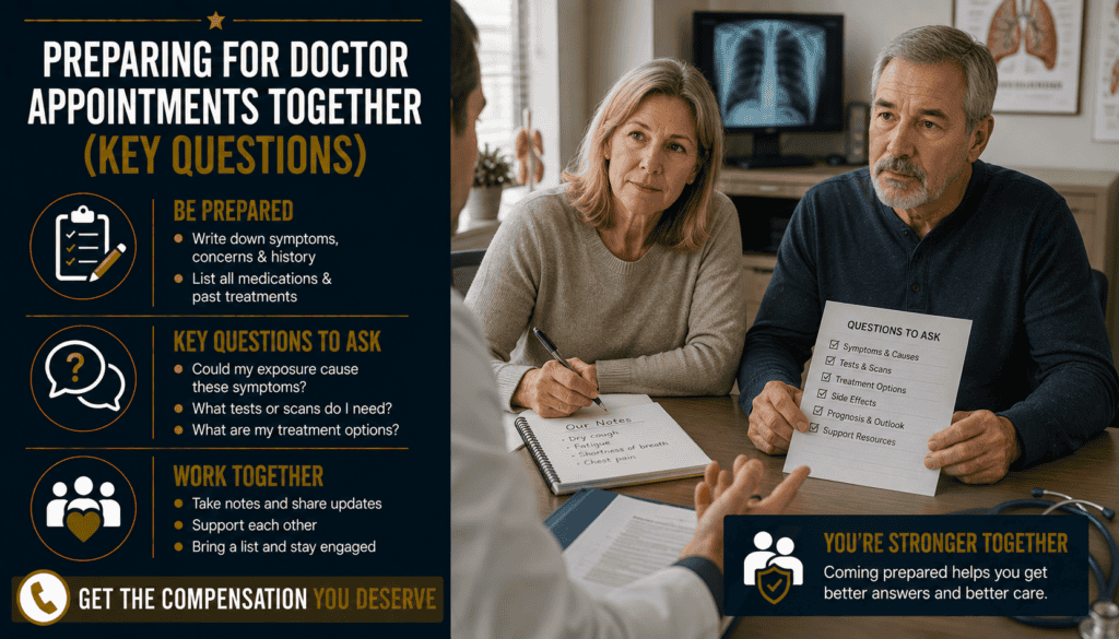 Preparing for Doctor Appointments Together (Key Questions) - Mesothelioma