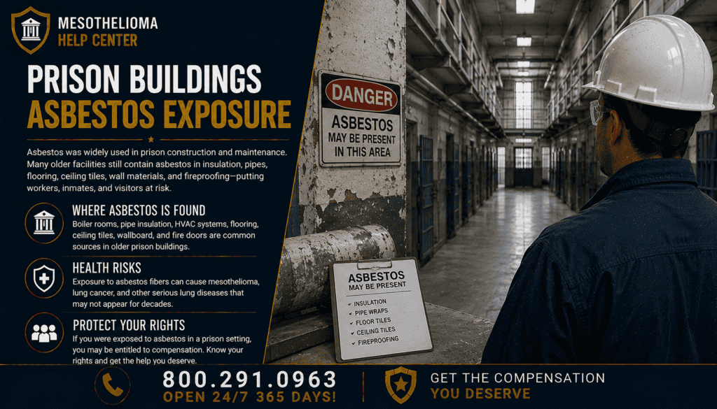 Prison Buildings Asbestos Exposure - Mesothelioma