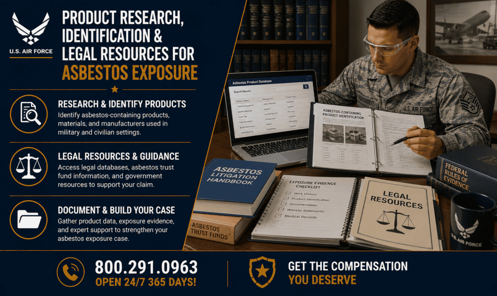 Product Research, Identification & Legal Resources for Asbestos Exposure - Mesothelioma
