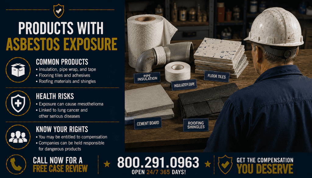 Products With Asbestos Exposure - Mesothelioma