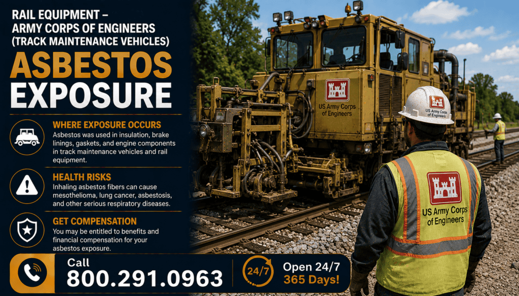 Rail Equipment – Army Corps of Engineers (Track Maintenance Vehicles) - Asbestos Exposure