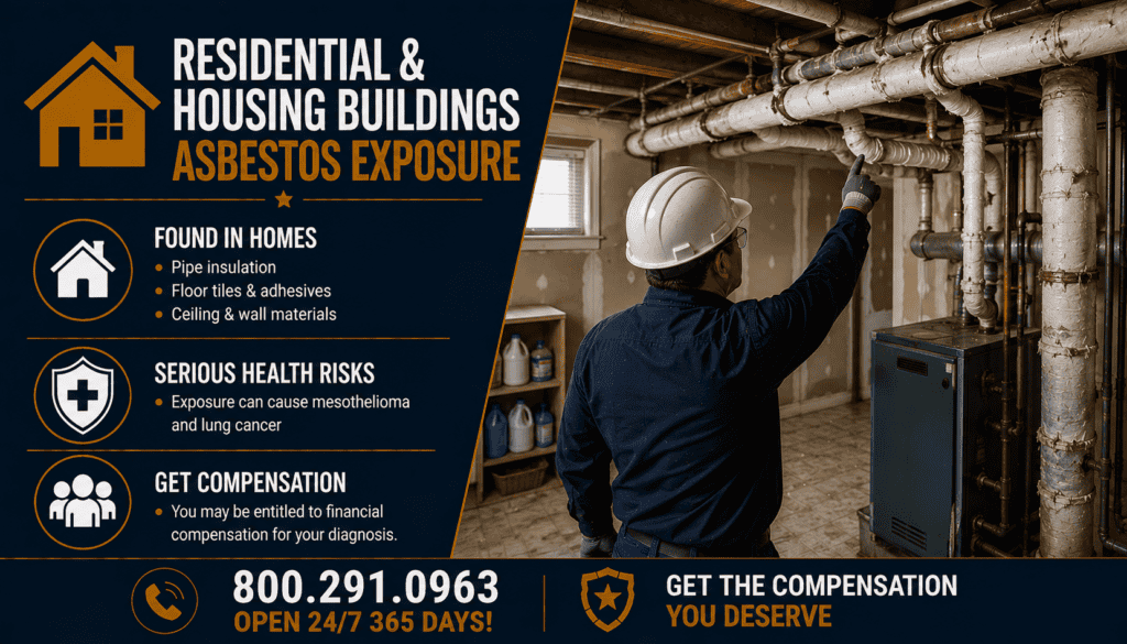 Residential & Housing Buildings Asbestos Exposure - Mesothelioma