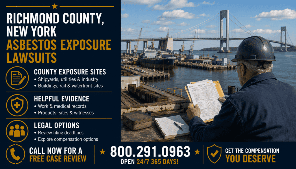 Richmond County, New York Asbestos Exposure Lawsuits