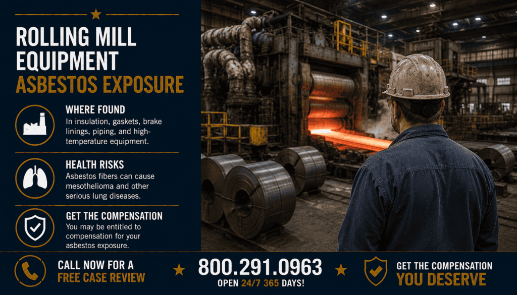 Rolling Mill Equipment Asbestos Exposure - Mesothelioma