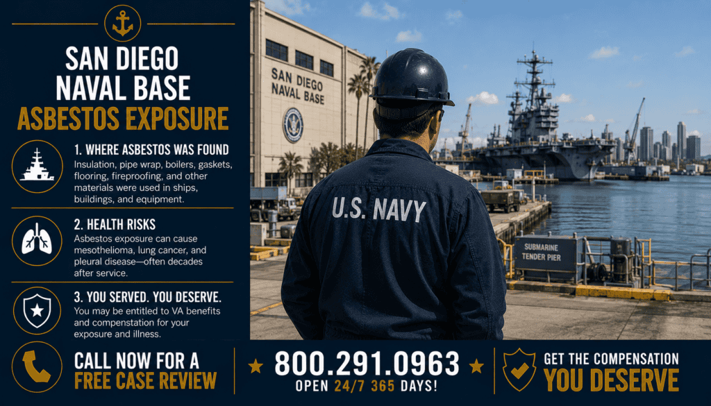 San Diego Naval Base Asbestos Exposure - Mesothelioma