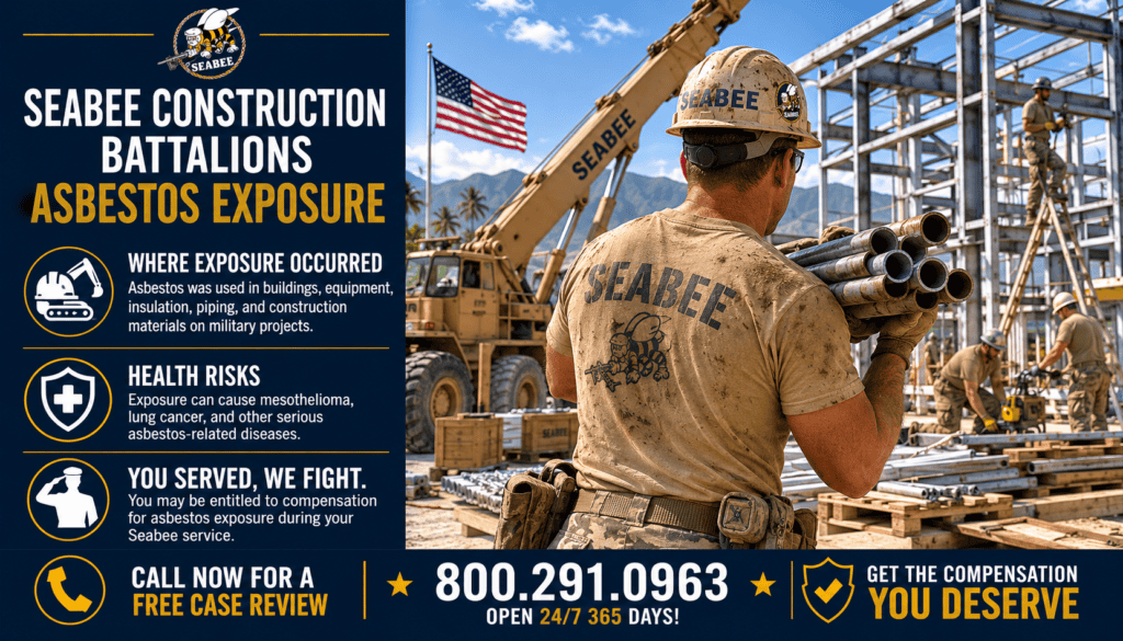 Seabee Construction Battalions Asbestos Exposure - Mesothelioma