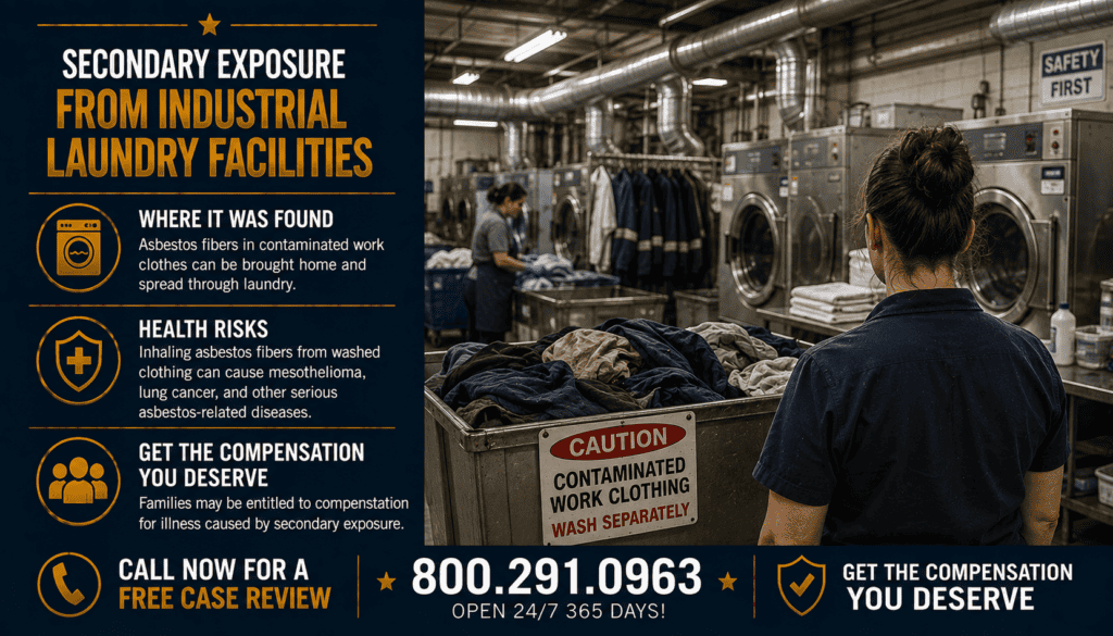 Secondary Exposure From Industrial Laundry Facilities - Mesothelioma