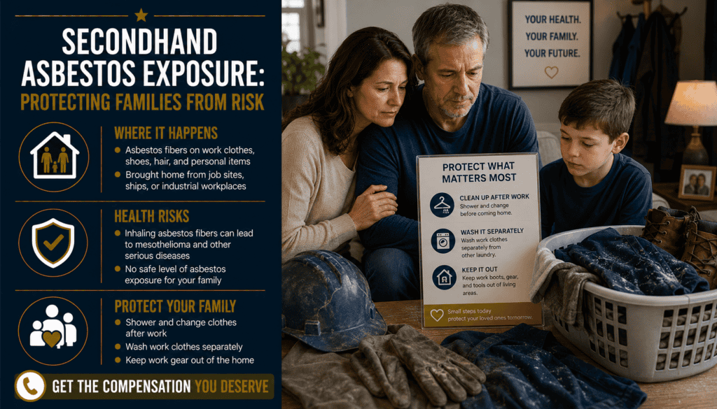Secondhand Asbestos Exposure - Protecting Families From Risk - Mesothelioma
