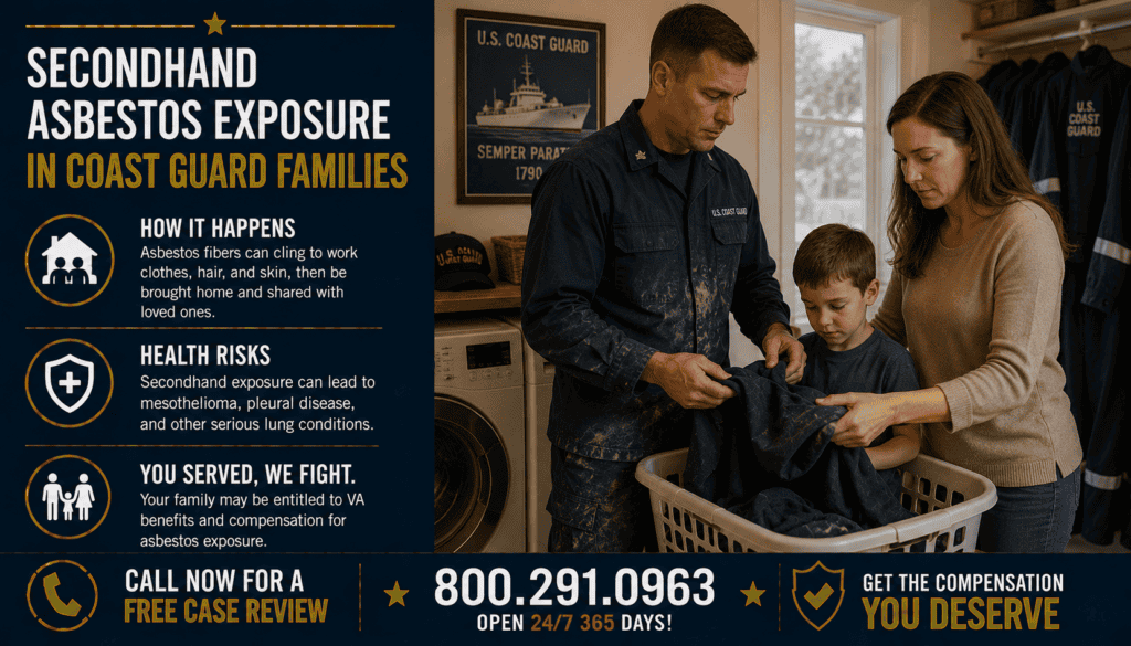 Secondhand Asbestos Exposure in Coast Guard Families - Mesothelioma