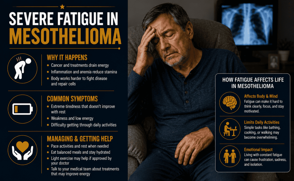 Severe Fatigue in Mesothelioma - Mesothelioma Symptom