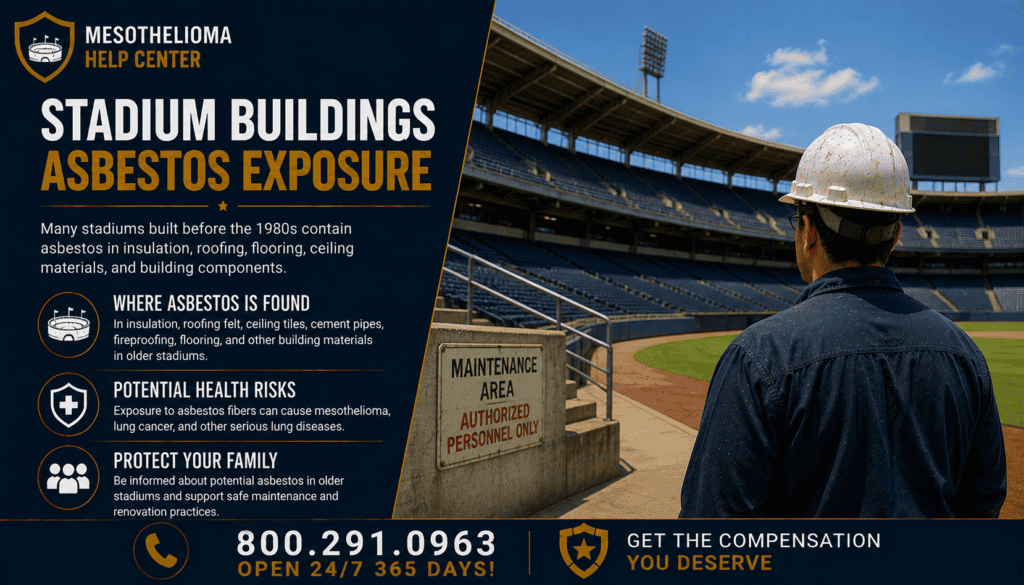 Stadium Buildings Asbestos Exposure - Mesothelioma Lawsuit