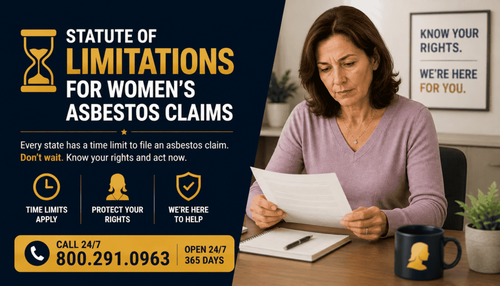 Statute of Limitations for Women’s Asbestos Claims