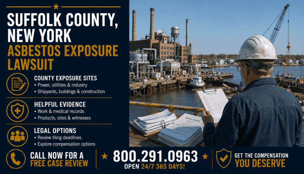 Suffolk County, New York Asbestos Exposure Lawsuit