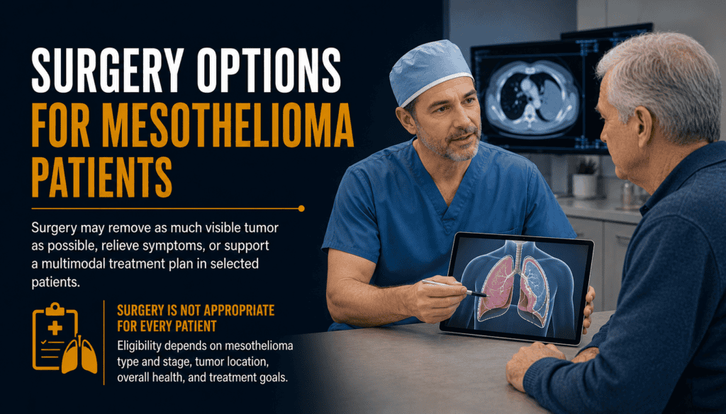 Surgery Options for Mesothelioma Patients - Mesothelioma Diagnosis